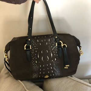 Brahmin Satchel - Iron Wilmington